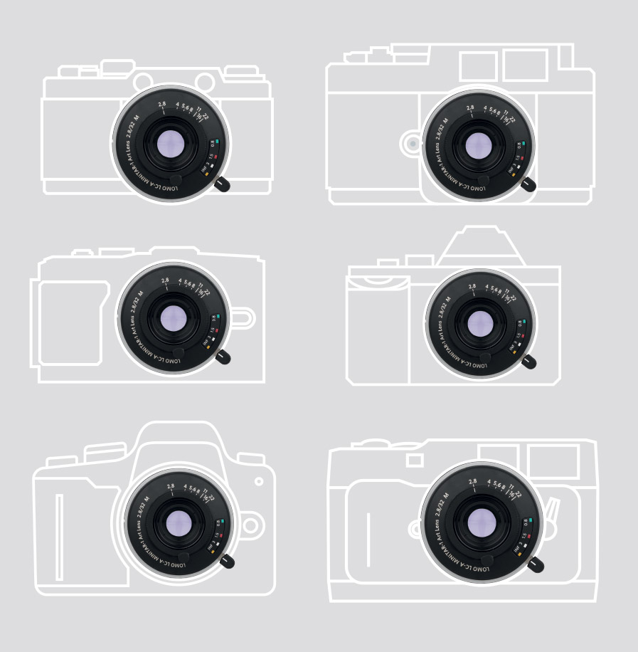 LOMO LC-A MINITAR 1 Art Lens 32 2.8 ライカM写真をご参照下さい